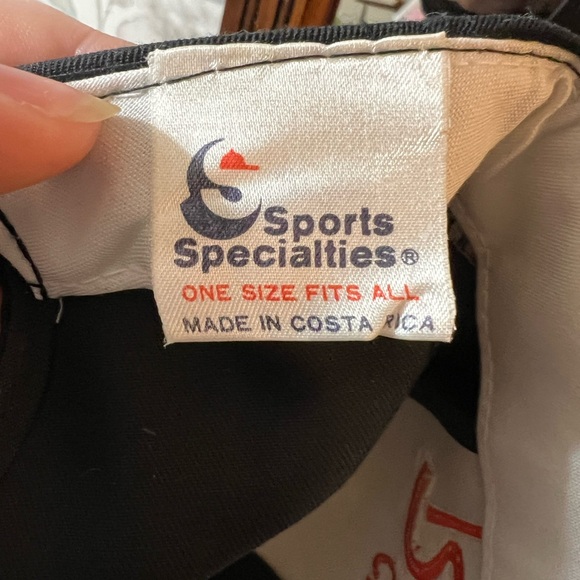 NFL Cincinnati Bengals Vintage 90's Embroidered Logo Script Hat Black & Orange - Picture 8 of 8